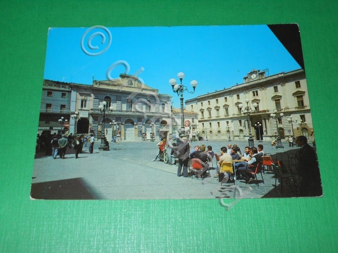 Cartolina Potenza - Piazza Mario Pagano 1970 ca.