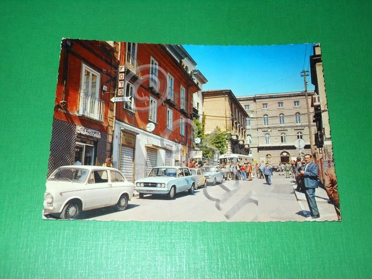 Cartolina Potenza - Piazza Matteotti 1975