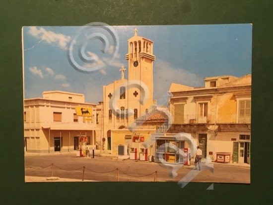 Cartolina Pozzallo - Chiesa della Madona di Portosalvo - 1942