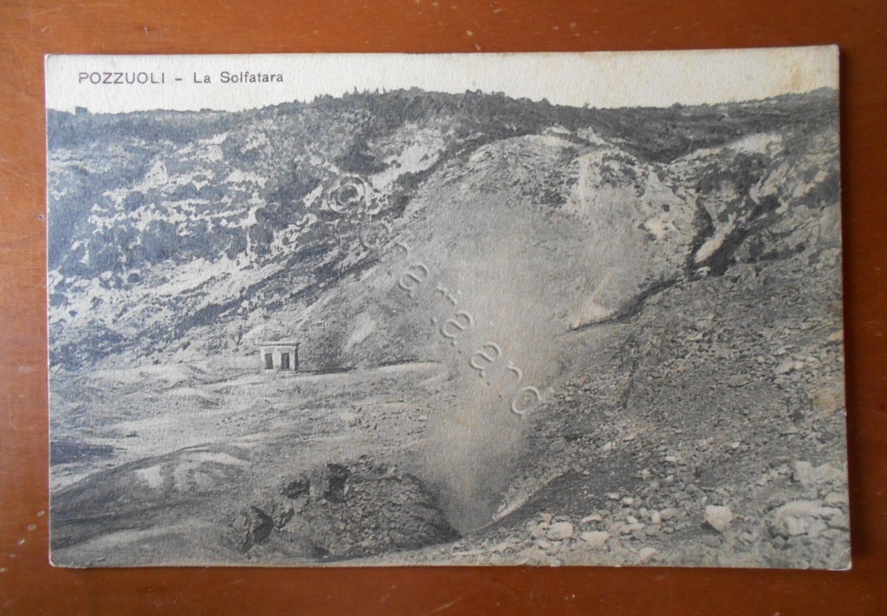 Cartolina Pozzuoli (Campania) - La Solfatara - 1930 ca.