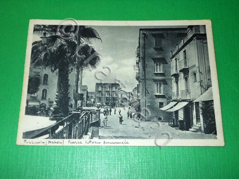 Cartolina Pozzuoli ( Napoli ) - Piazza Vittorio Emanuele 1940 … | Immagine Gallery 2