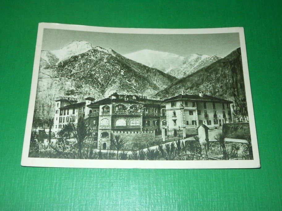 Cartolina Pradleves - Grande Albergo Castello 1955.