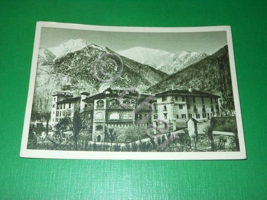 Cartolina Pradleves - Grande Albergo Castello 1955.