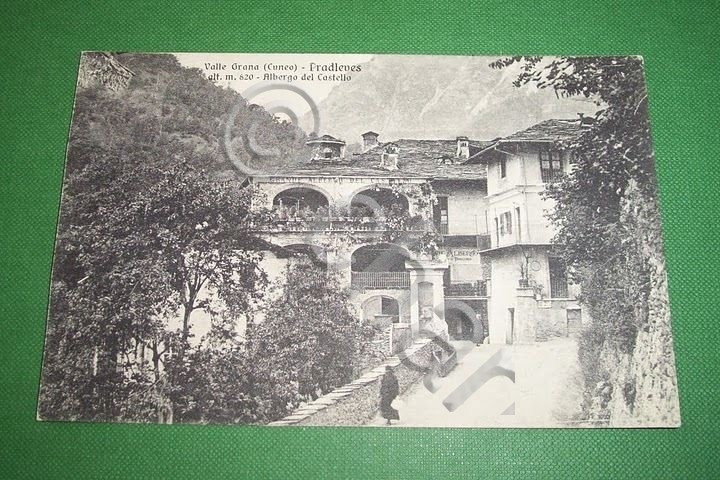 Cartolina Pradleves - Valle Grana ( Cuneo ) - Albergo …