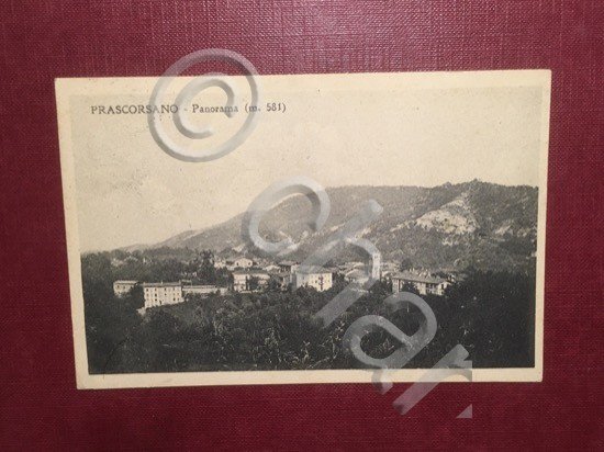 Cartolina Prascorsano - Panorama - 1924