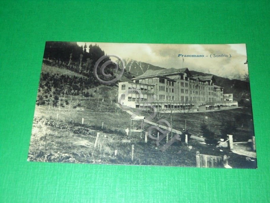 Cartolina Prasomaso - Sondrio - Particolare 1920 ca.