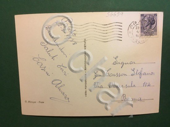 Cartolina Prato - Monumento a Magnolfi e Chiesa Della Pietà …