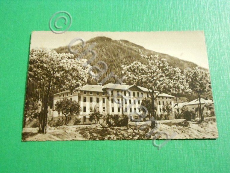 Cartolina Predazzo - Caserma della Scuola Alpina di Finanza 1947