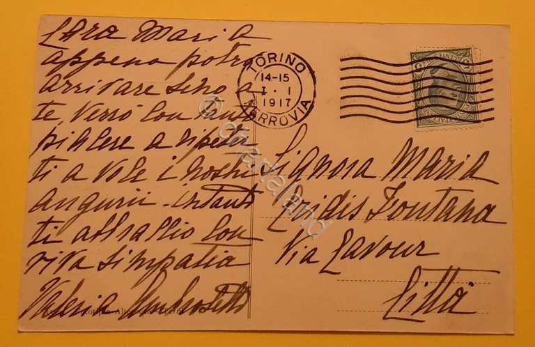 Cartolina Preghiera del soldato Italiano - 1915