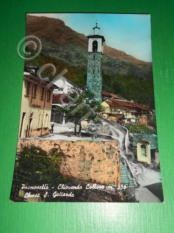 Cartolina Premosello - Chiovenda Colloro - Chiesa S. Gottardo 1960 …