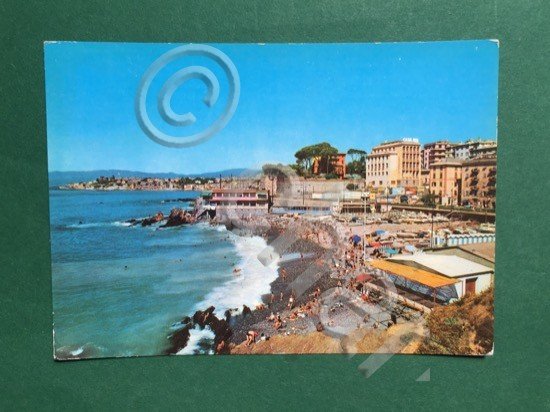 Cartolina Priaruggia - LA Spiaggia - 1962