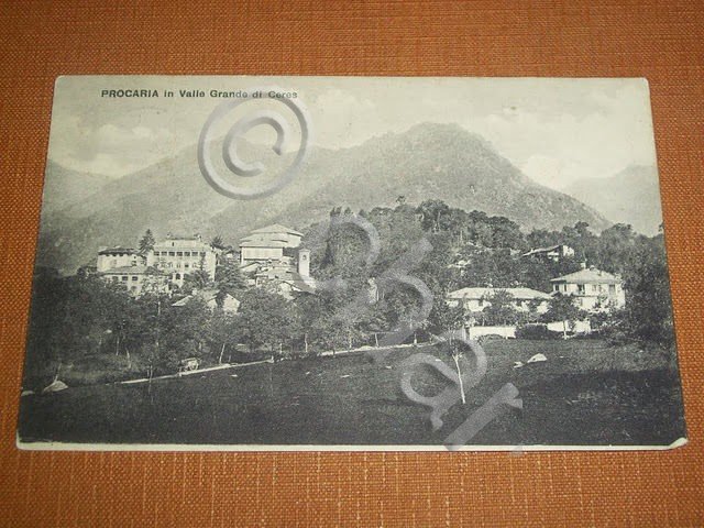Cartolina Procaria in Valle Grande di Ceres - Panorama 1913