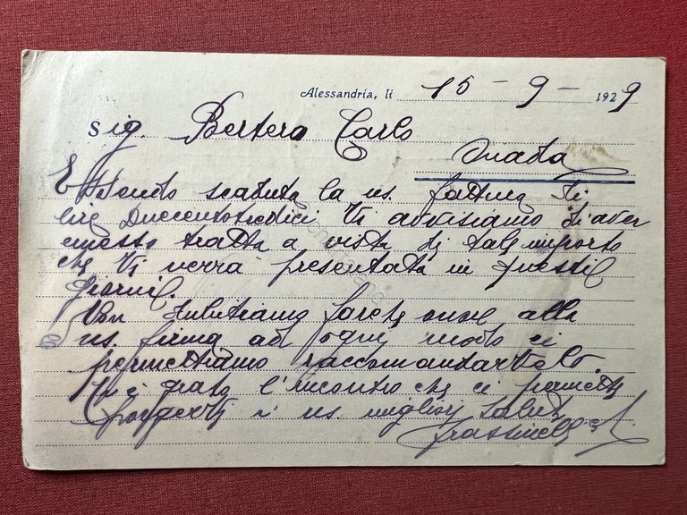 Cartolina Pubblicità - Frassinelli & C. - Fabbrica Letti e …