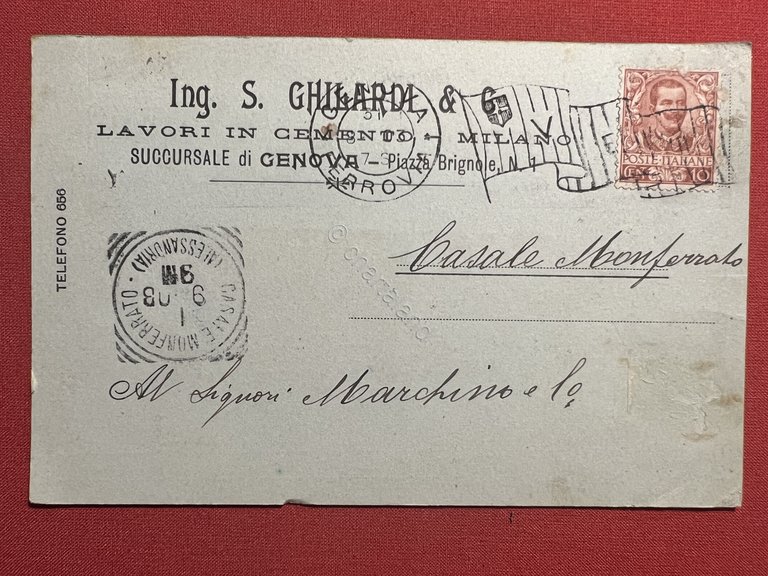 Cartolina Pubblicitaria - Ing. S. Ghilardi & C. Lavori in …
