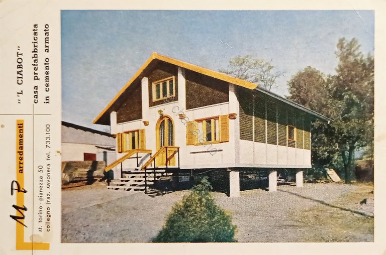 Cartolina Pubblicitaria - MP Arredamenti L'Ciabot - Collegno - 1955 …