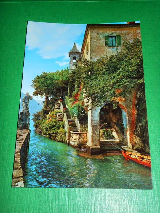 Cartolina Punta Balbianello - Lago di Como - La Darsena …