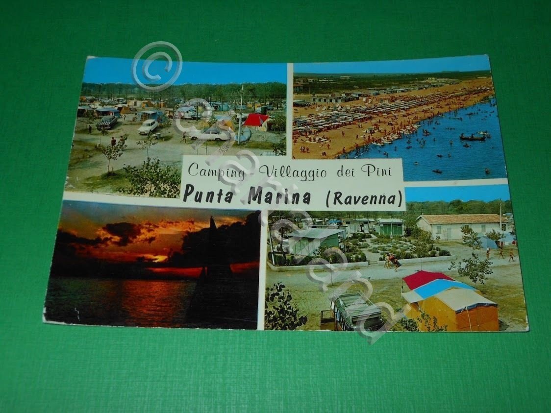 Cartolina Punta Marina ( Ravenna ) - Camping Villaggio dei …