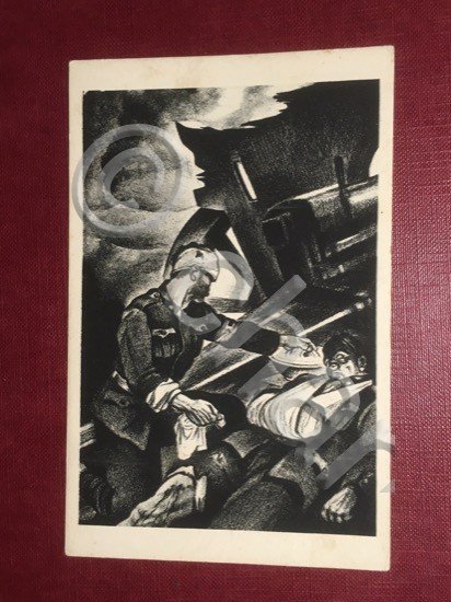 Cartolina Quando il Proprio Sangue non Conta - 1920 ca.