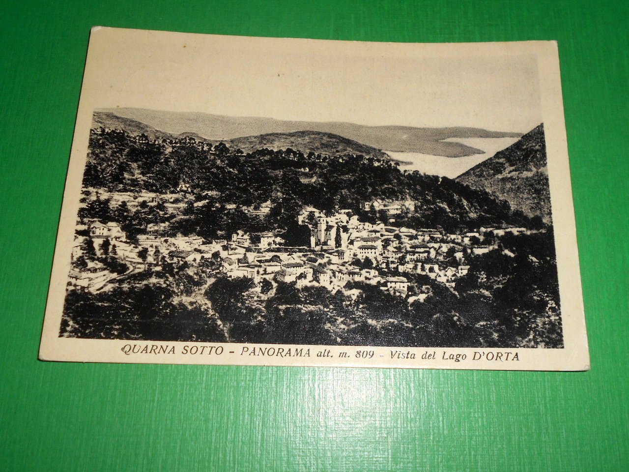 Cartolina Quarna Sotto - Panorama - Vista del Lago d' …