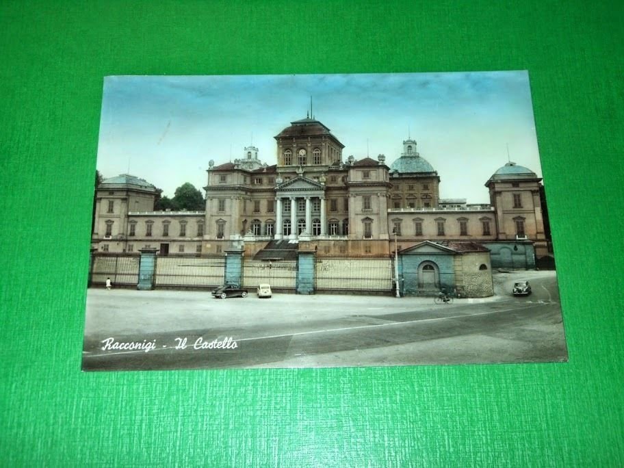 Cartolina Racconigi - Il Castello 1965
