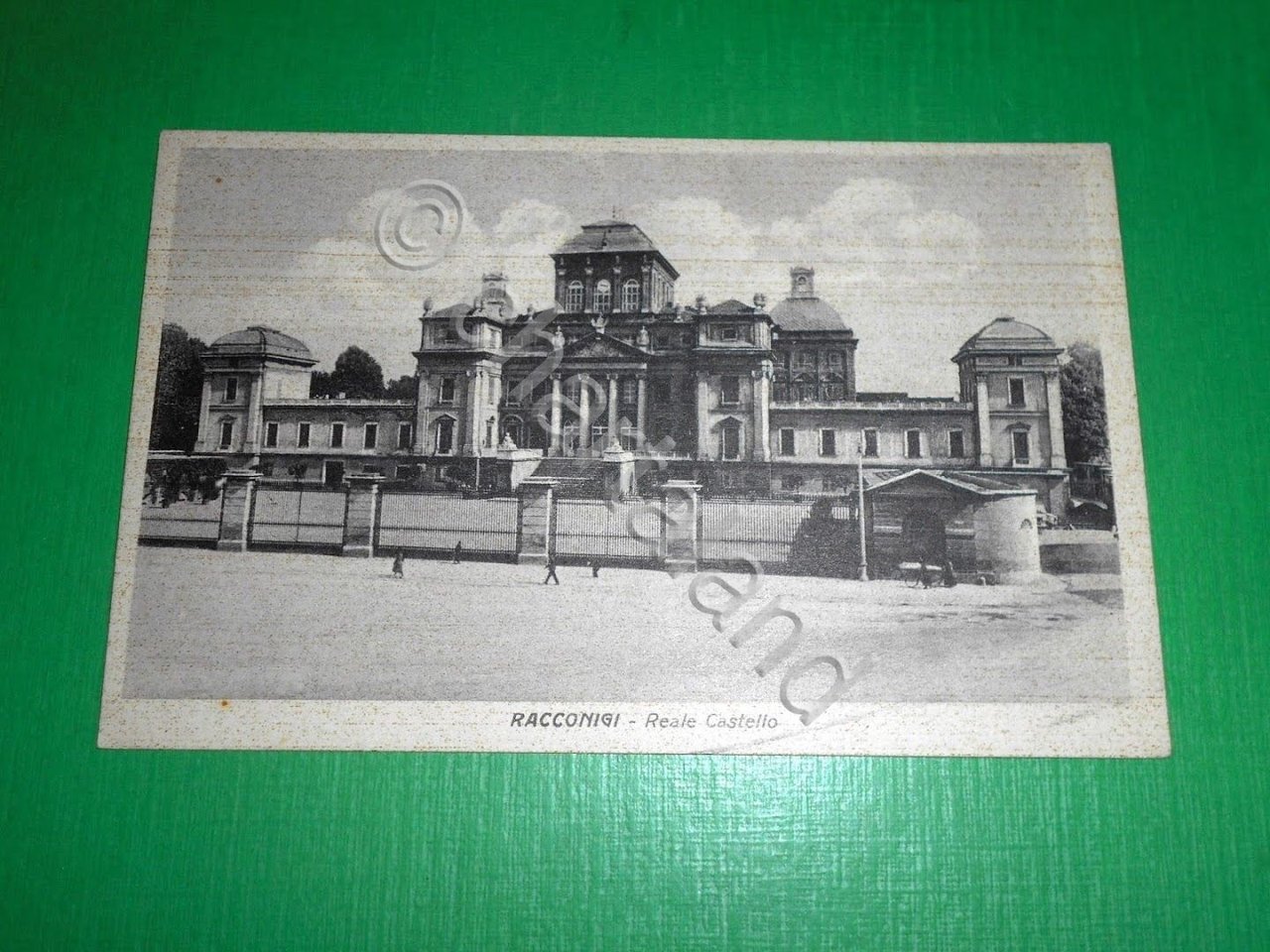 Cartolina Racconigi - Reale Castello 1943.