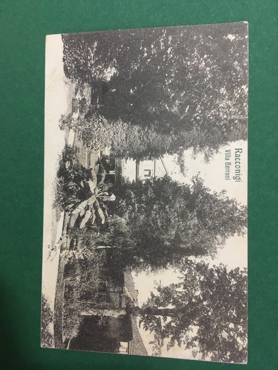 Cartolina Racconigi - Villa Berroni - 1909