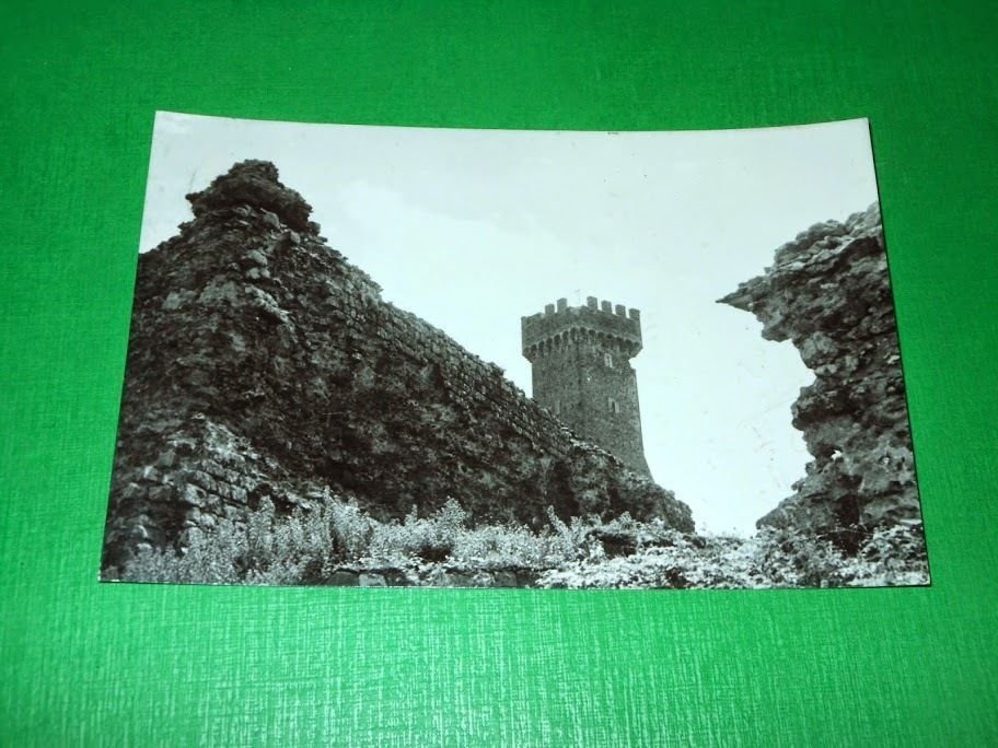 Cartolina Radicofani ( Siena ) - Torre della Fortezza 1955.