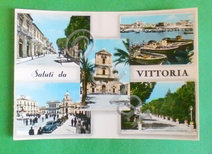 Cartolina Ragusa - Saluti da Vittoria - 1965.