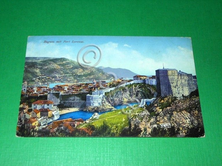 Cartolina Ragusa con la Fortezza di San Lorenzo 1915 ca. | Immagine Gallery 2