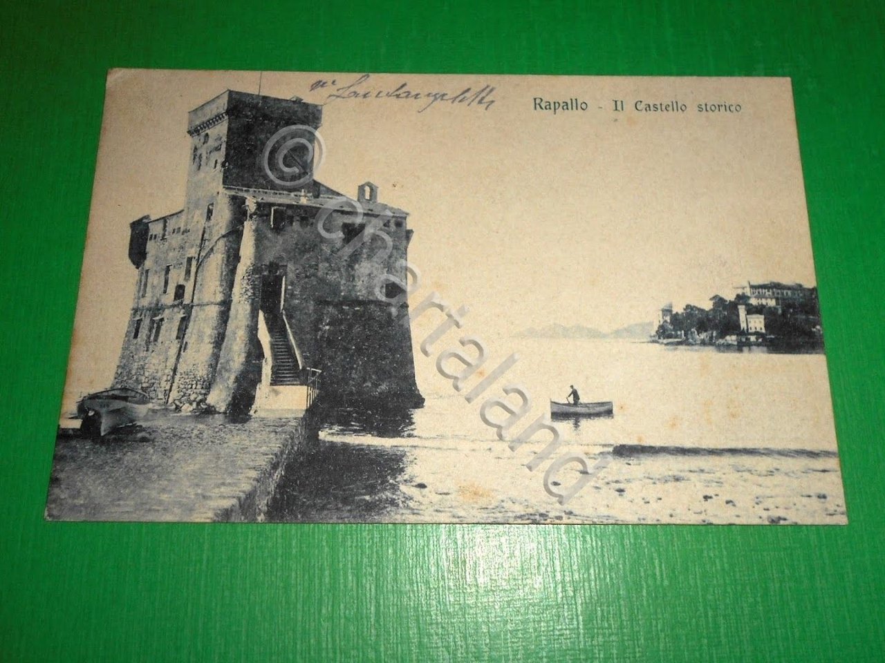 Cartolina Rapallo - Il Castello storico 1943.