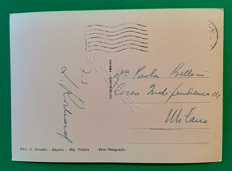 Cartolina Rapallo - Panorama - 1958 | Immagine Gallery 4