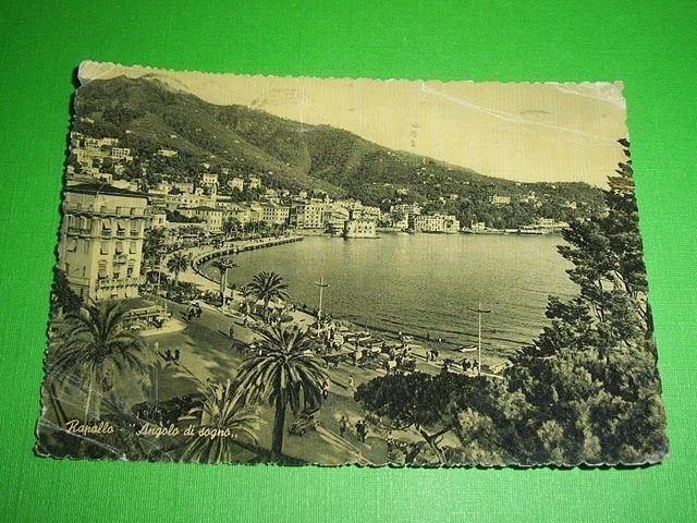 Cartolina Rapallo - Veduta generale 1957.