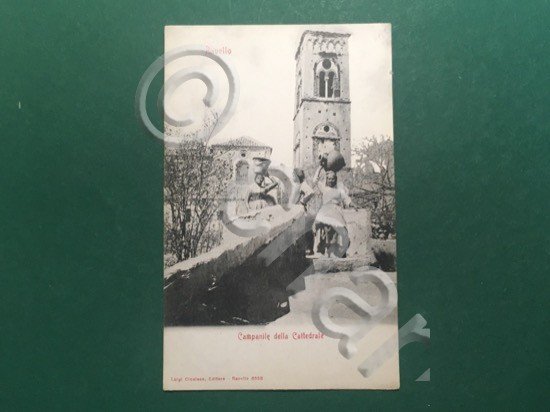 Cartolina Ravello - Campanile Della Cattedrale - 1903 ca.