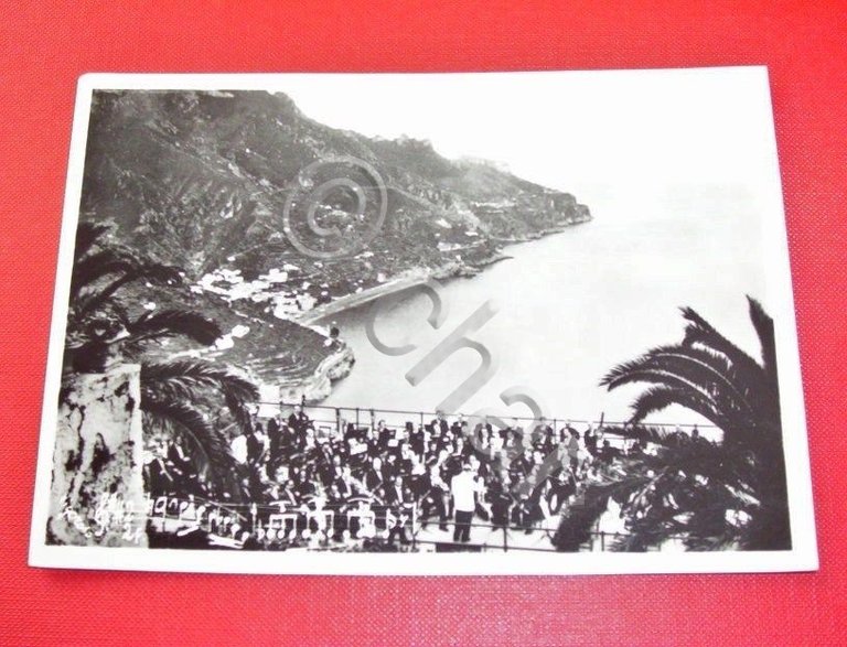Cartolina Ravello ( Salerno )- Giardino dei Rufolo 1953.