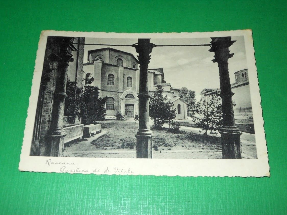 Cartolina Ravenna - Basilica di S. Vitale 1938