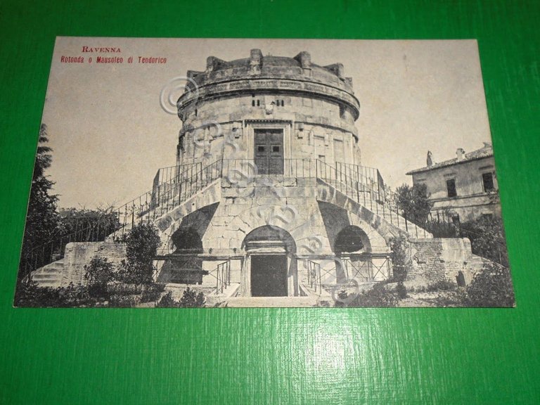 Cartolina Ravenna - Rotonda o Mausoleo di Teodorico 1910 ca