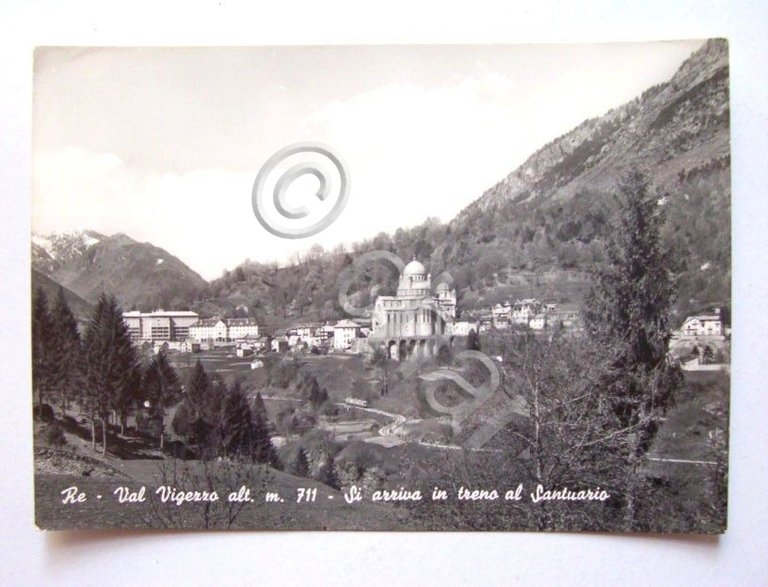 Cartolina Re - Santuario Madonna del Sangue 1955 ca | Immagine Gallery 2