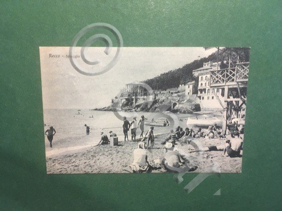 Cartolina Recco - Spiaggia - 1937 | Immagine Gallery 3