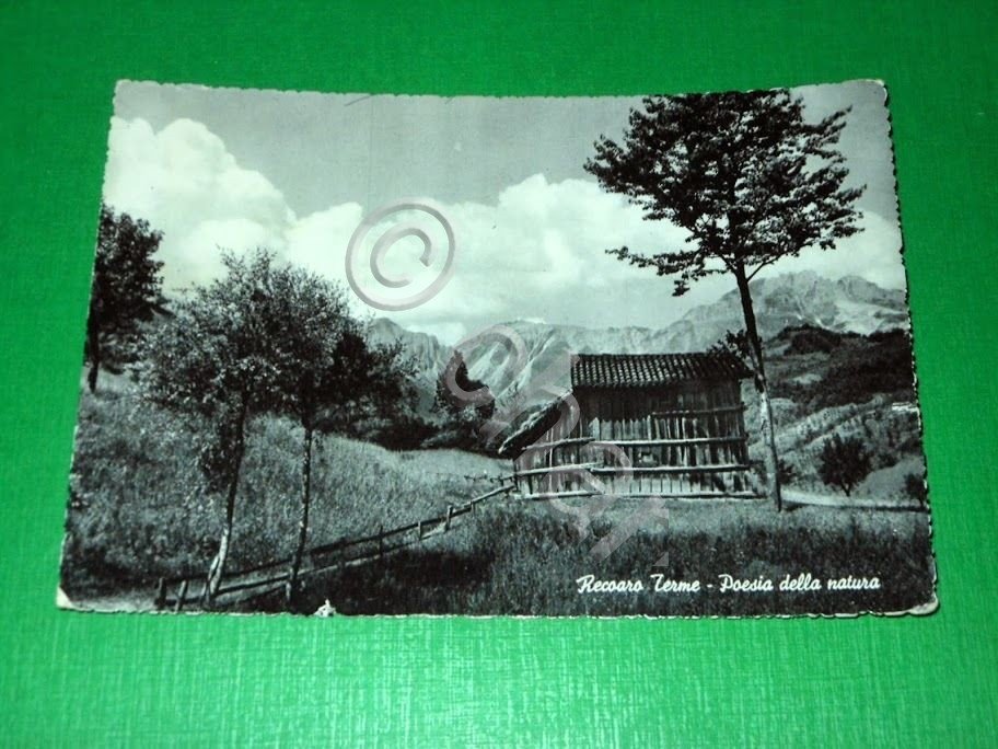 Cartolina Recoaro Terme - Poesia della natura 1964