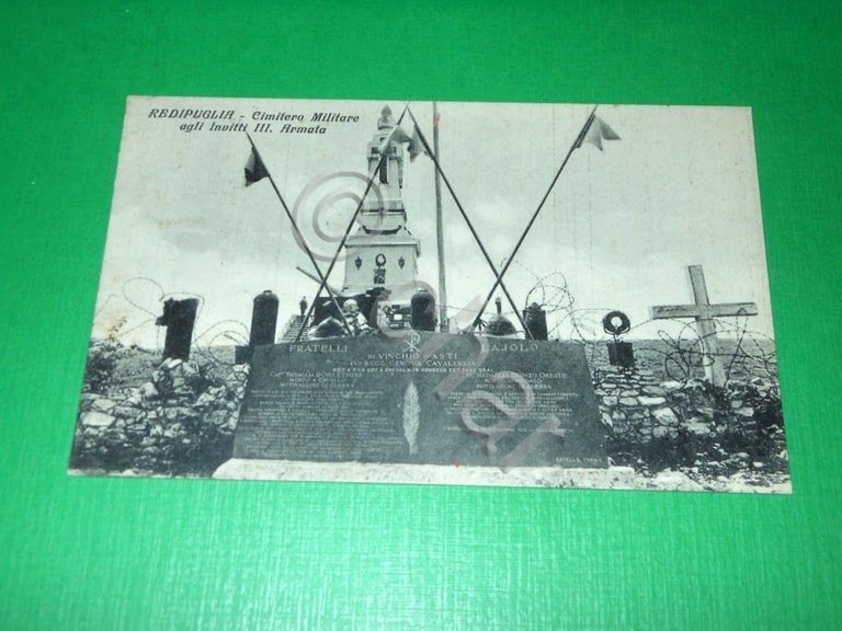 Cartolina Redipuglia - Cimitero Militare agli Invitti III. Armata 1934