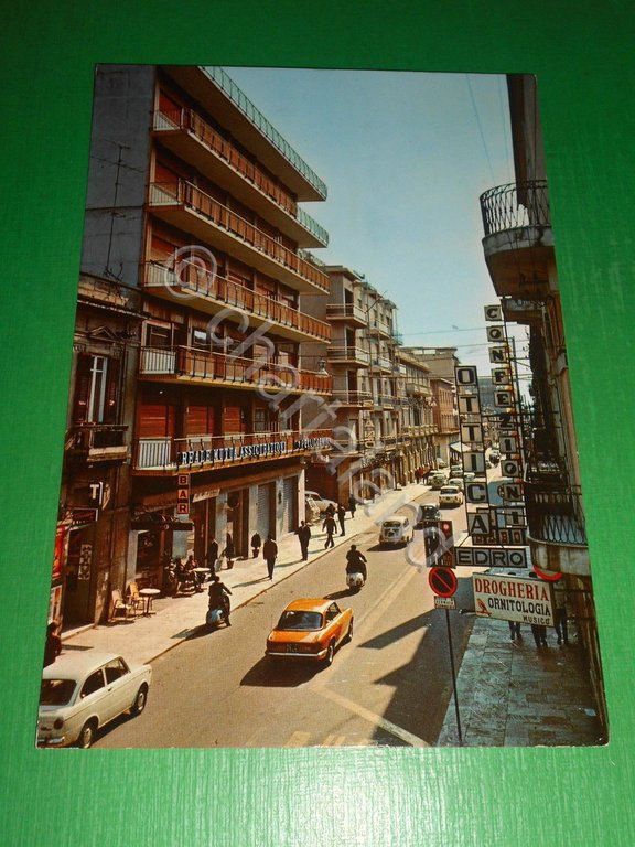 Cartolina Reggio Calabria - Corso Garibaldi 1974.