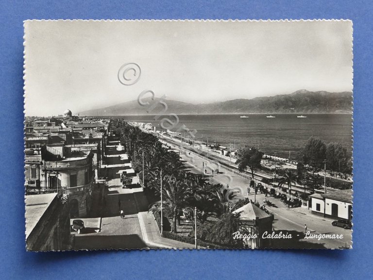 Cartolina Reggio Calabria - Lungomare - 1956