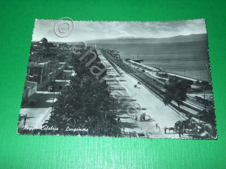 Cartolina Reggio Calabria -++ Lungomare 1955.