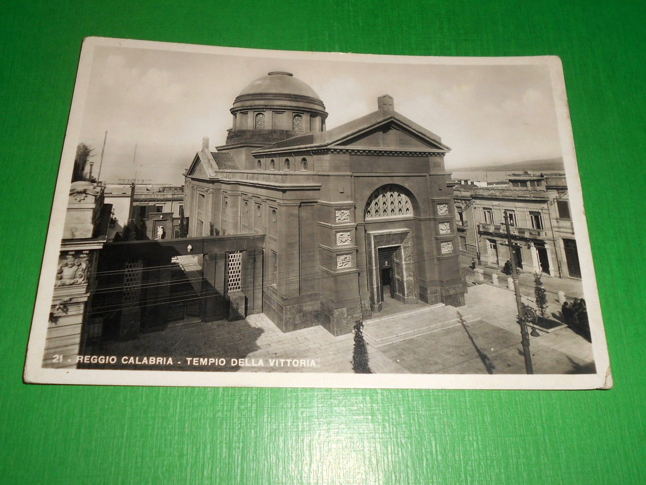 Cartolina Reggio Calabria - Tempio della Vittoria 1941.