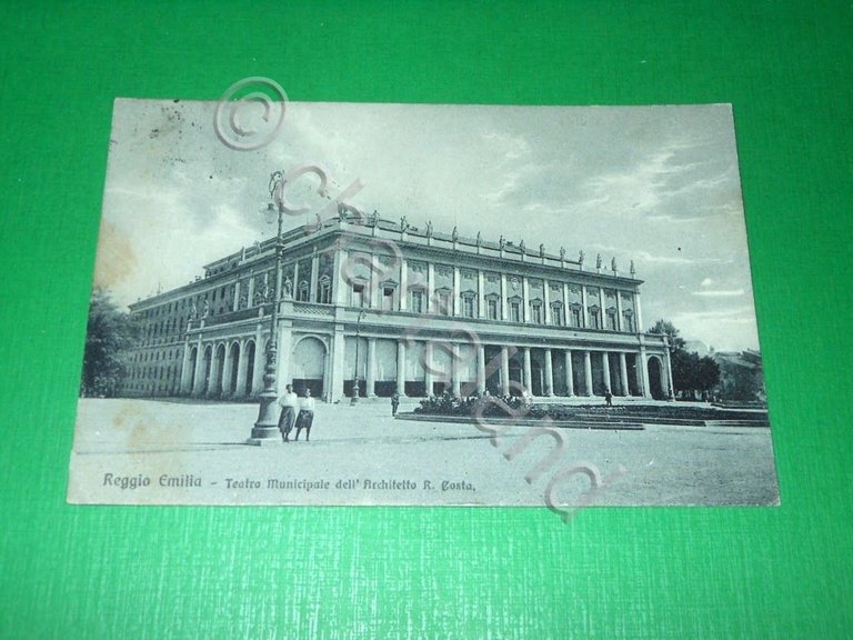 Cartolina Reggio Emilia - Teatro Municipale dell' Architetto R. Costa …
