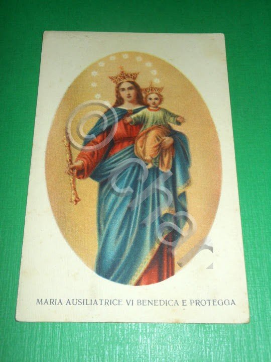 Cartolina Religione - Maria Ausiliatrice vi Benedica e Protegga 1940 …
