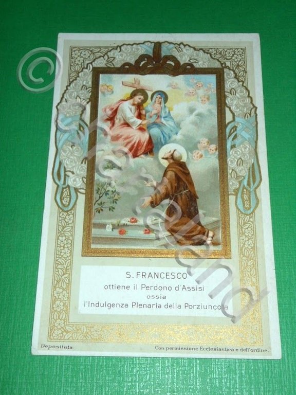 Cartolina Religione - S. Francesco ottiene il Perdono d' Assisi … | Immagine Gallery 2