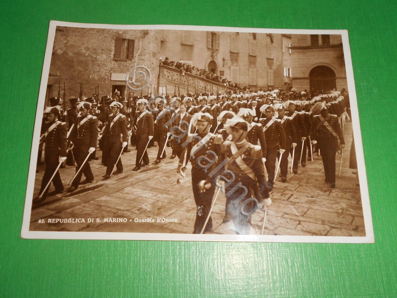 Cartolina Repubblica di S. Marino - Guardia d' Onore 1939.