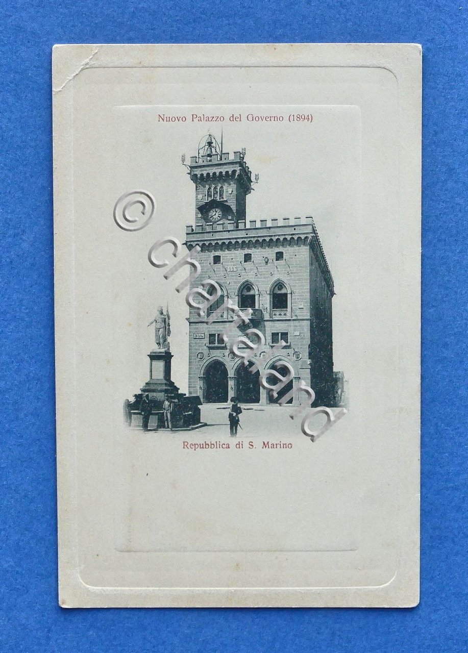 Cartolina Repubblica di S. Marino - Nuovo Palazzo del Governo …