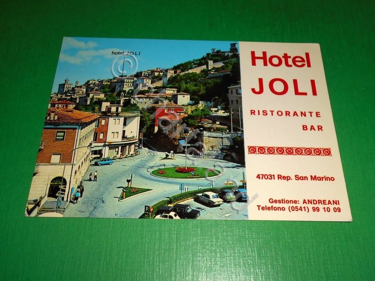Cartolina Repubblica di San Marino - Hotel Ristorante Joli 1975 …